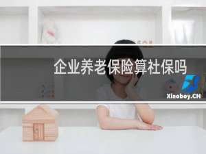 企业养老保险算社保吗
