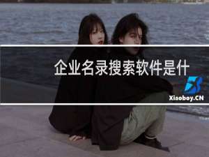 企业名录搜索软件是什么