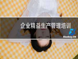 企业精益生产管理培训