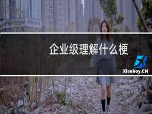 企业级理解什么梗？企业级理解是什么意思什么梗