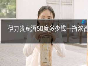 伊力贵宾酒50度多少钱一瓶浓香型