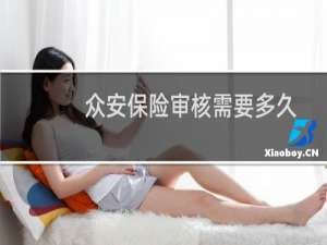 众安保险审核需要多久