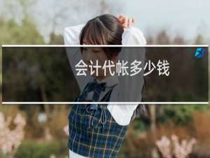 会计代帐多少钱