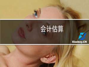 会计估算