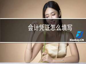 会计凭证怎么填写