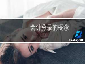 会计分录的概念