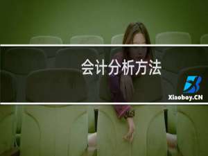 会计分析方法