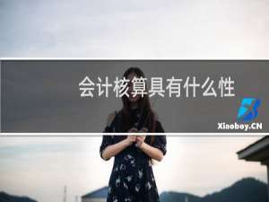 会计核算具有什么性
