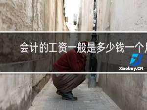 会计的工资一般是多少钱一个月