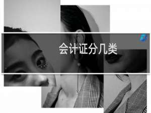 会计证分几类