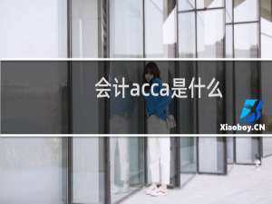 会计acca是什么