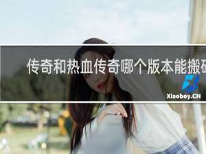 传奇和热血传奇哪个版本能搬砖