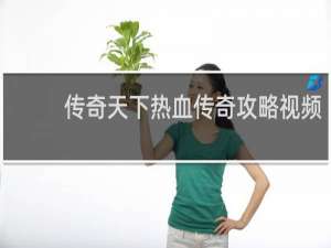 传奇天下热血传奇攻略视频