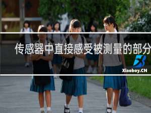 传感器中直接感受被测量的部分是