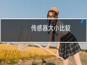 传感器大小比较