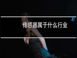 传感器属于什么行业