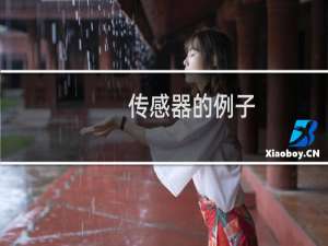 传感器的例子