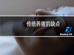 传统养猪的缺点