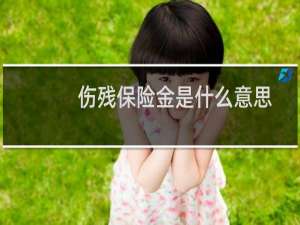 伤残保险金是什么意思