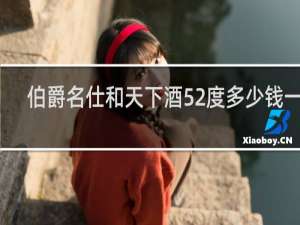 伯爵名仕和天下酒52度多少钱一瓶