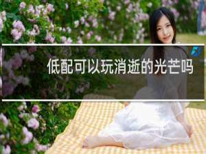 低配可以玩消逝的光芒吗