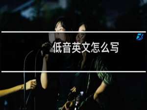 低音英文怎么写