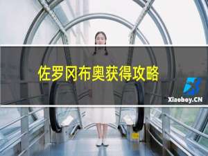 佐罗冈布奥获得攻略