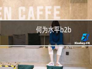 何为水平b2b