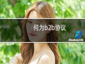 何为b2b协议
