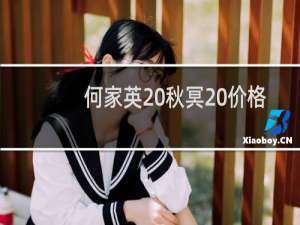 何家英 秋冥 价格
