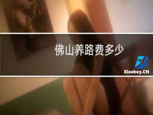 佛山养路费多少