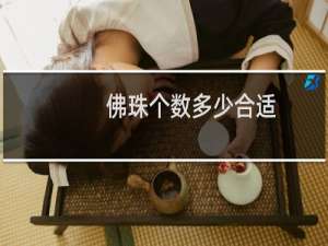 佛珠个数多少合适