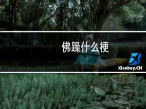 佛躁什么梗？什么梗