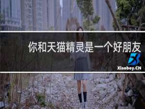 你和天猫精灵是一个好朋友