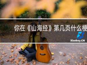 你在《山海经》第几页什么梗