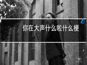你在大声什么啦什么梗？你在大声什么啦是什么意思什么梗
