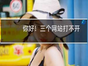 你好！三个网站打不开，帮我看一下，谢谢！