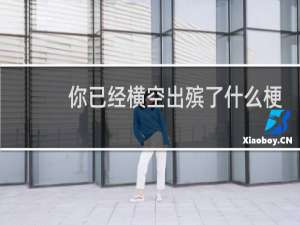 你已经横空出殡了什么梗
