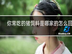 你常吃的猪饲料是哪家的怎么回答