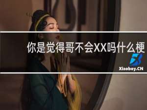 你是觉得哥不会XX吗什么梗