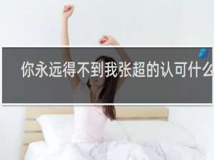 你永远得不到我张超的认可什么梗
