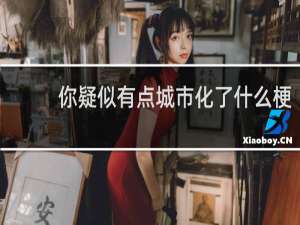 你疑似有点城市化了什么梗