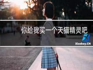 你给我买一个天猫精灵吧