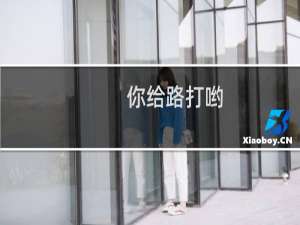 你给路打哟（或音近语句）什么梗