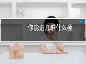 你能进几群什么梗