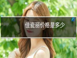 佳瓷丽价格是多少