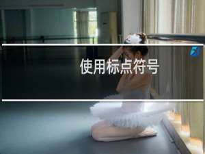 使用标点符号