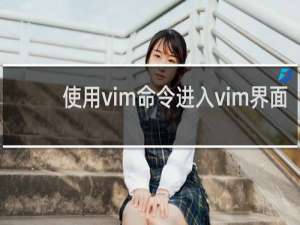 使用vim命令进入vim界面