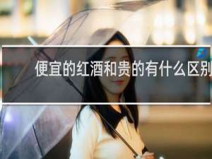 便宜的红酒和贵的有什么区别