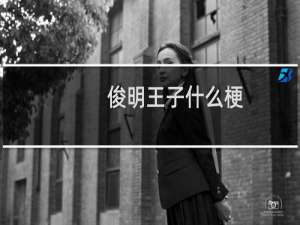 俊明王子什么梗，俊明王子是什么意思？什么梗